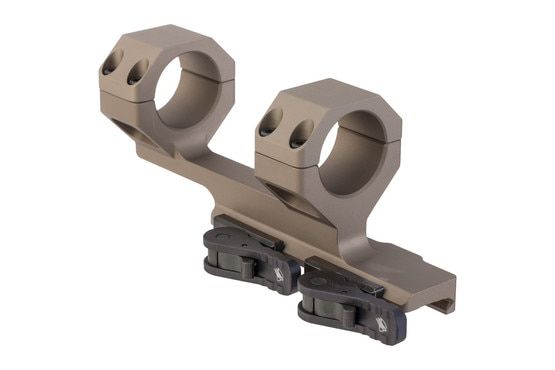 6061 anodized FDE aluminum scope mount, 30mm.